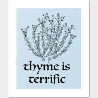 Thyme is Terrific Posters and Art